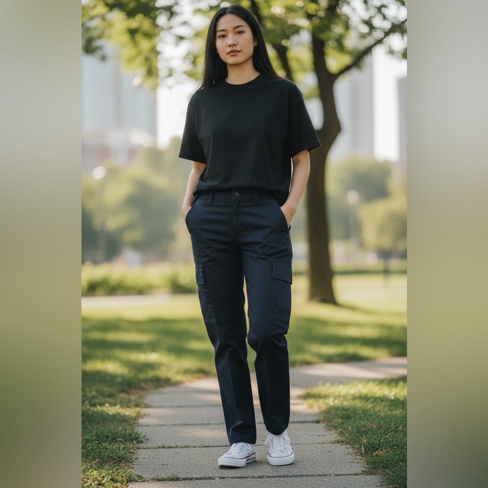 Image Authority Navy Cargo Pants-NWT